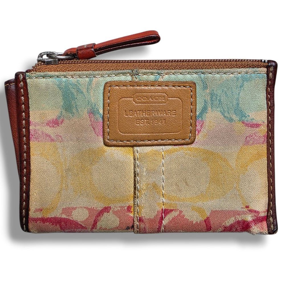 Coach Multicolor Keychain/Coin Purse